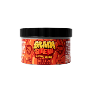 Haze Brainstew Electric Orange Gummies 4oz Jar