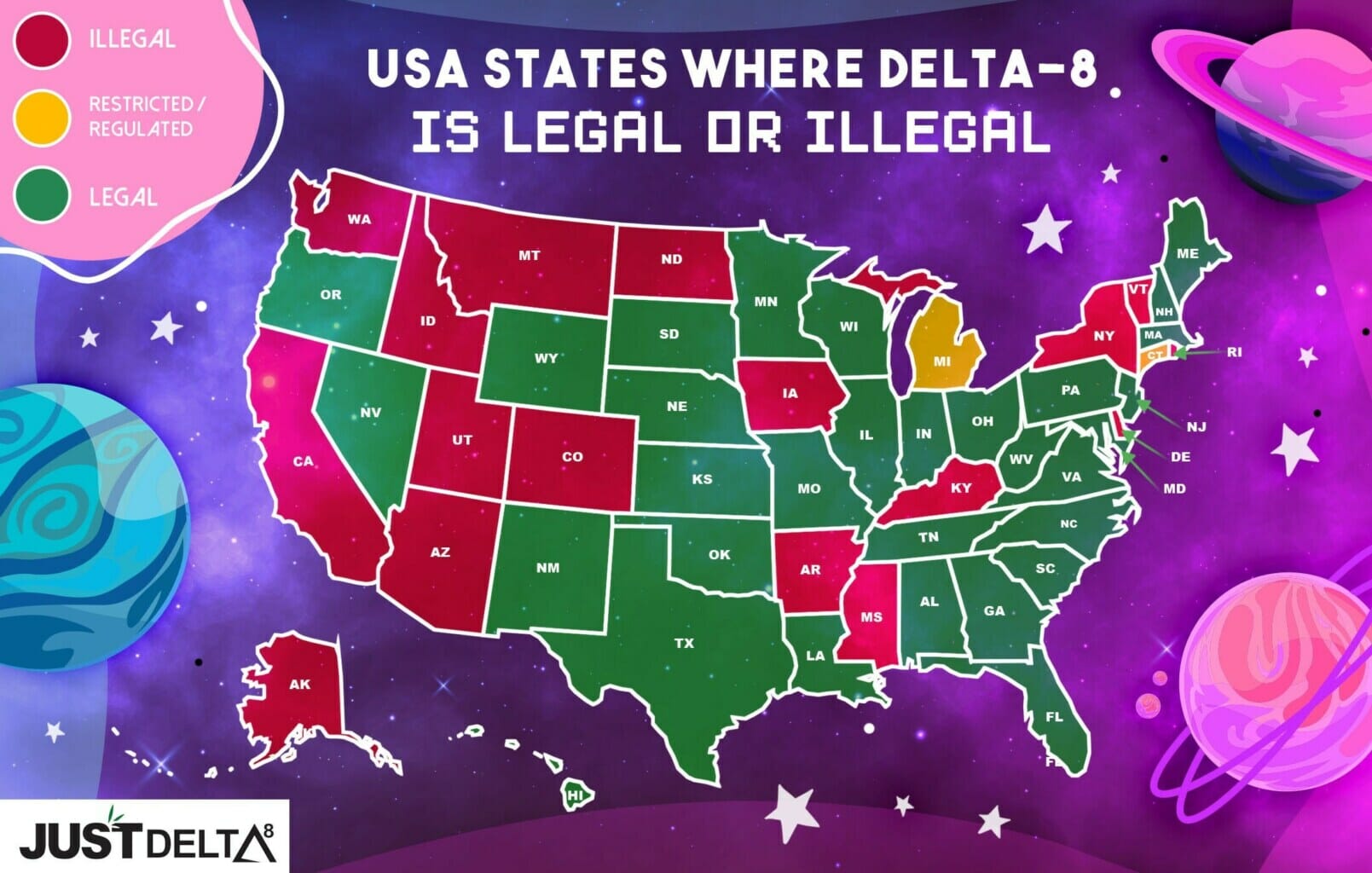 Is Delta 8 THC Legal in Your State?